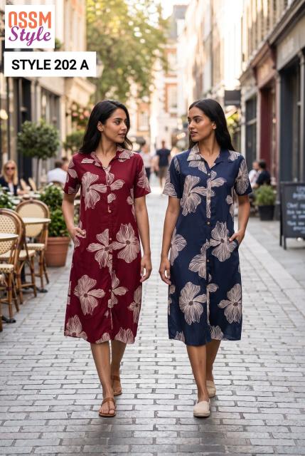 Ossm style 202 A kurtis wholesale online